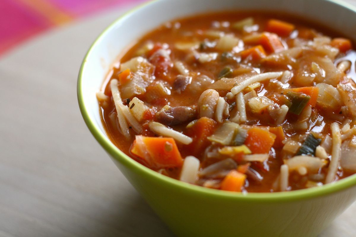 Winter Minestrone with Parmesan Rind